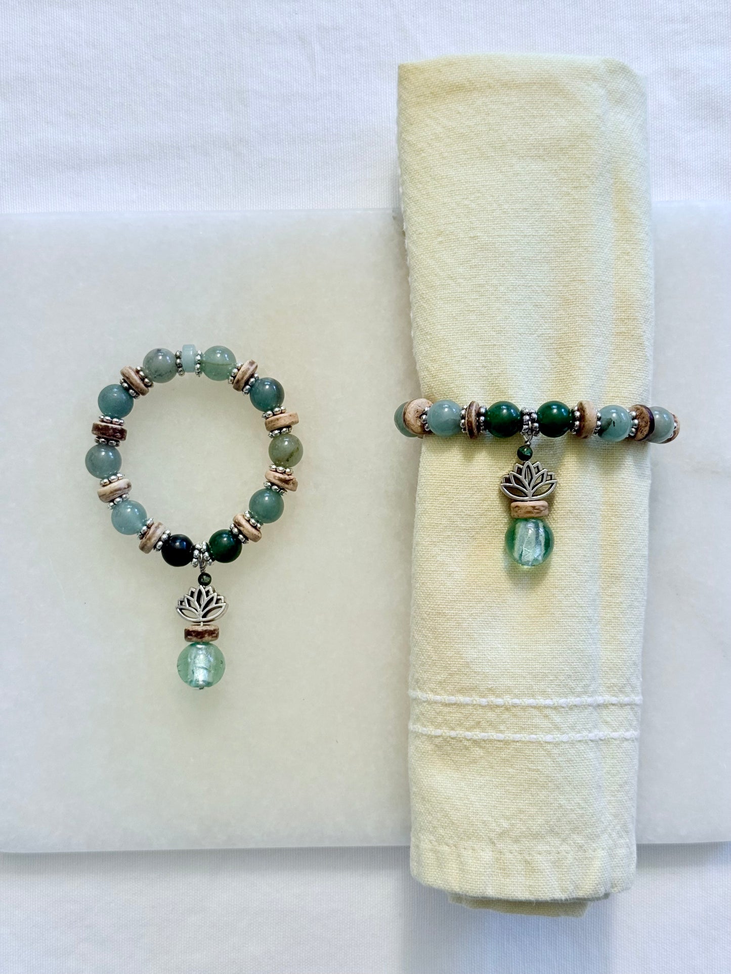 The "Dinner with Buddha" Napkin Ring Set (6)