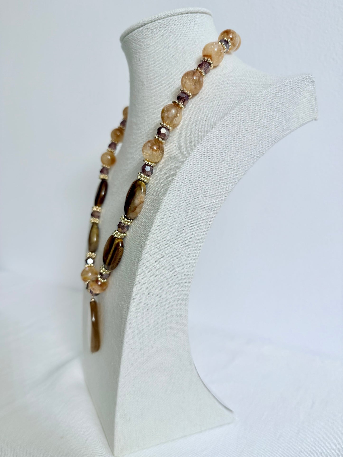 The Bastet Tiger Eye Necklace