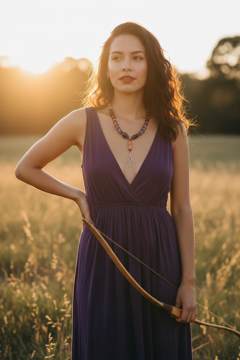 Sagittarius — Upper Sternum Pendant