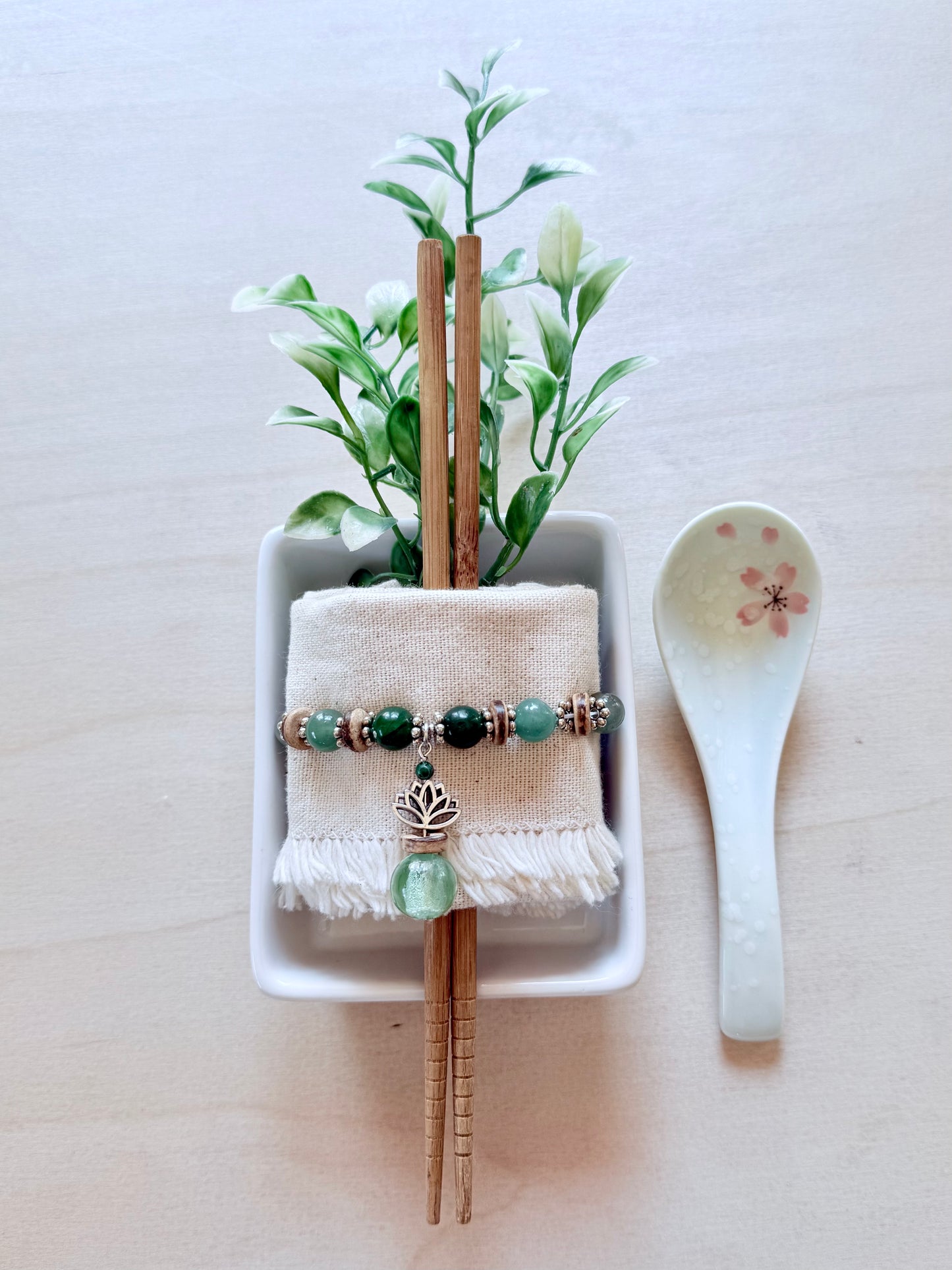 The "Dinner with Buddha" Napkin Ring Set (6)