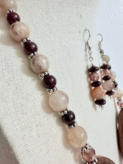 The Dora Butterfly Necklace and Earring Set