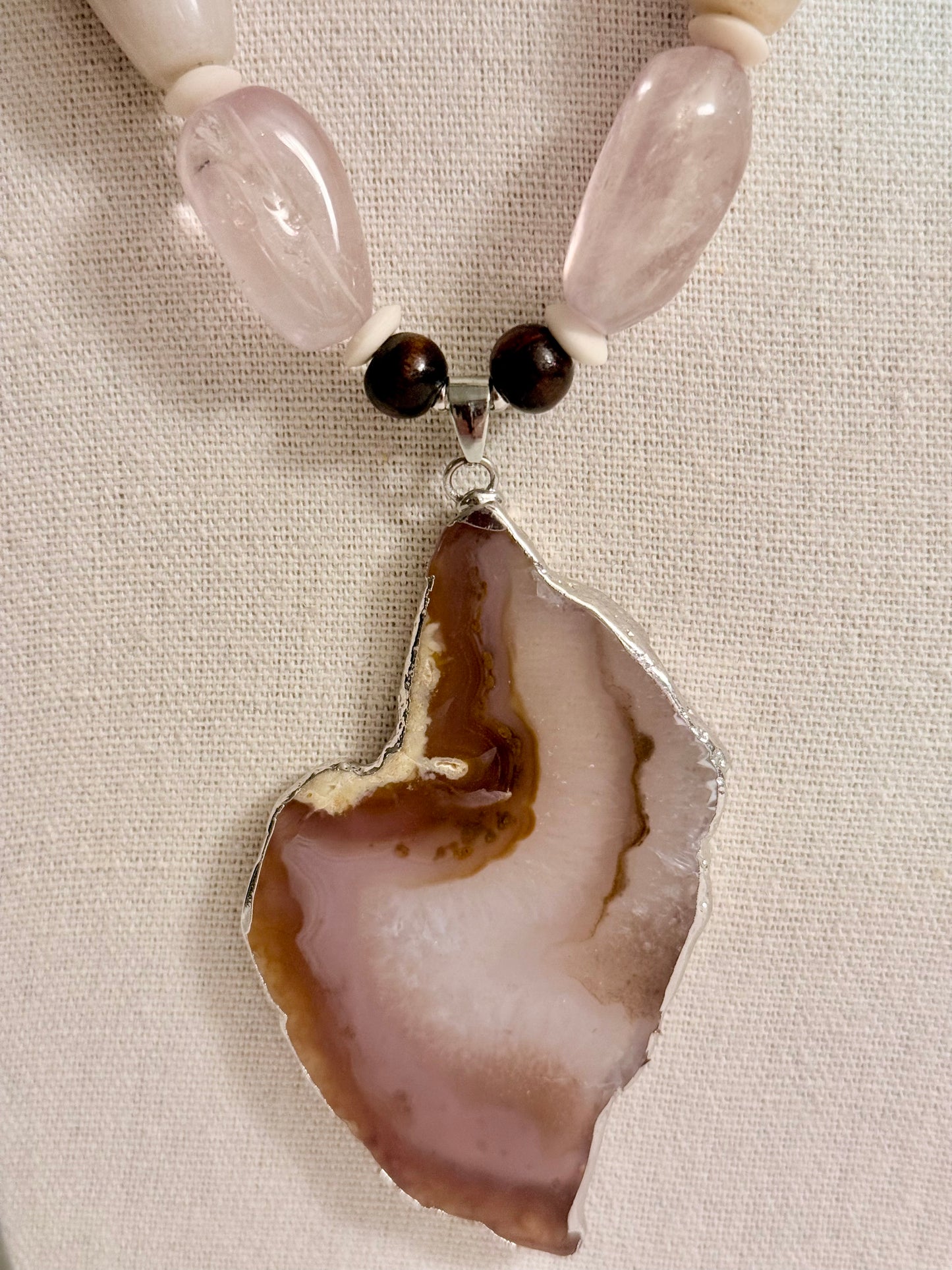 The Freya Pendant Necklace and Earring Set