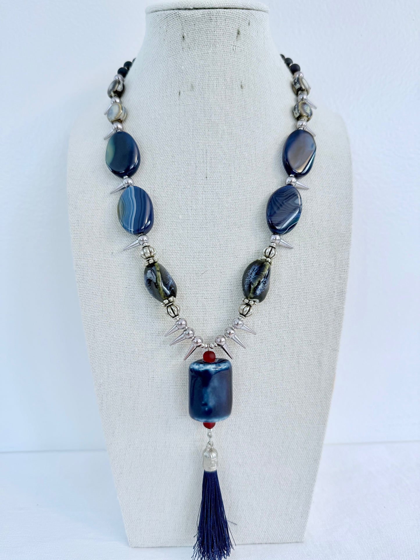 The Caterina Pendant Necklace and Earring Set