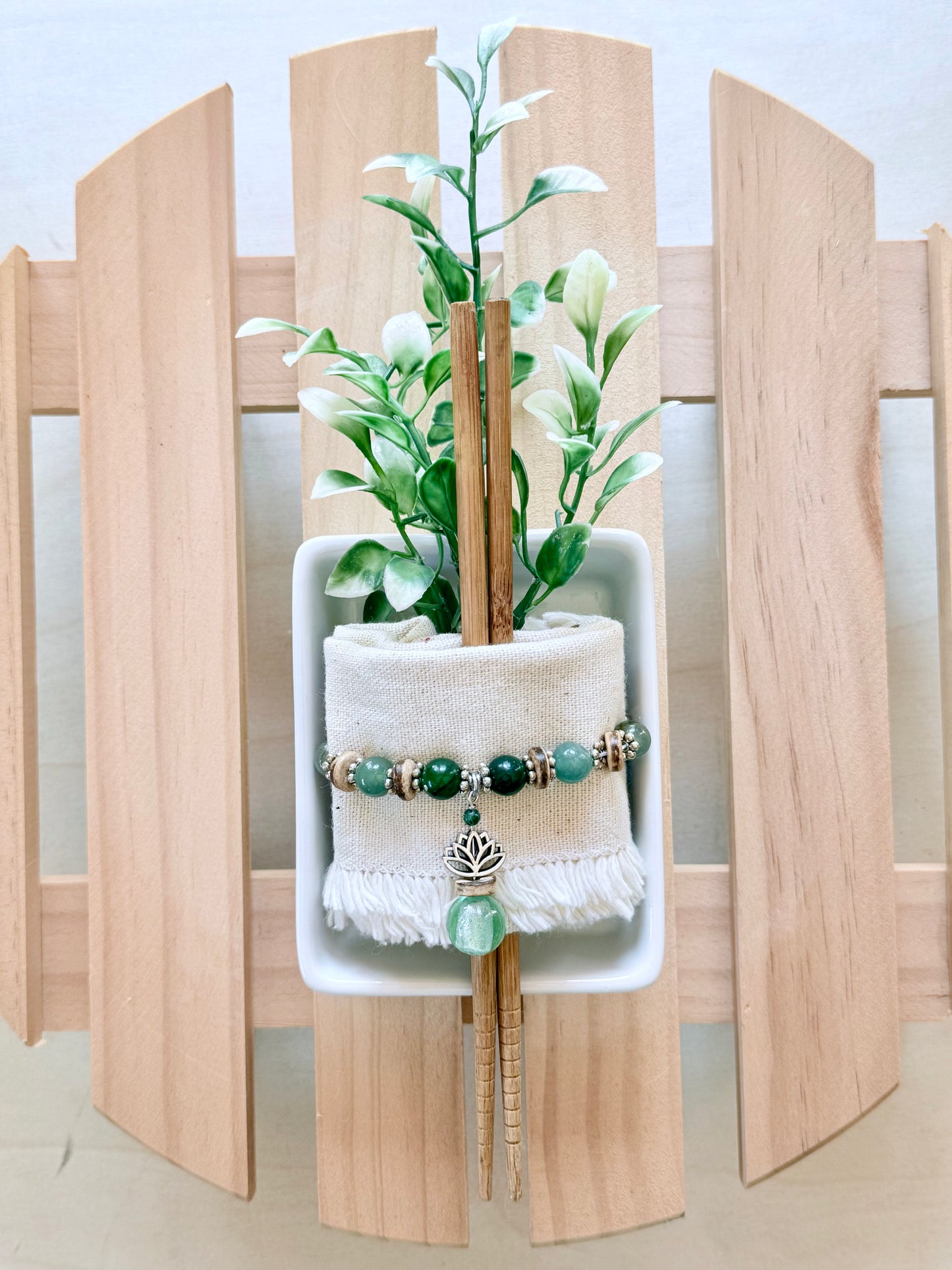 The "Dinner with Buddha" Napkin Ring Set (6)
