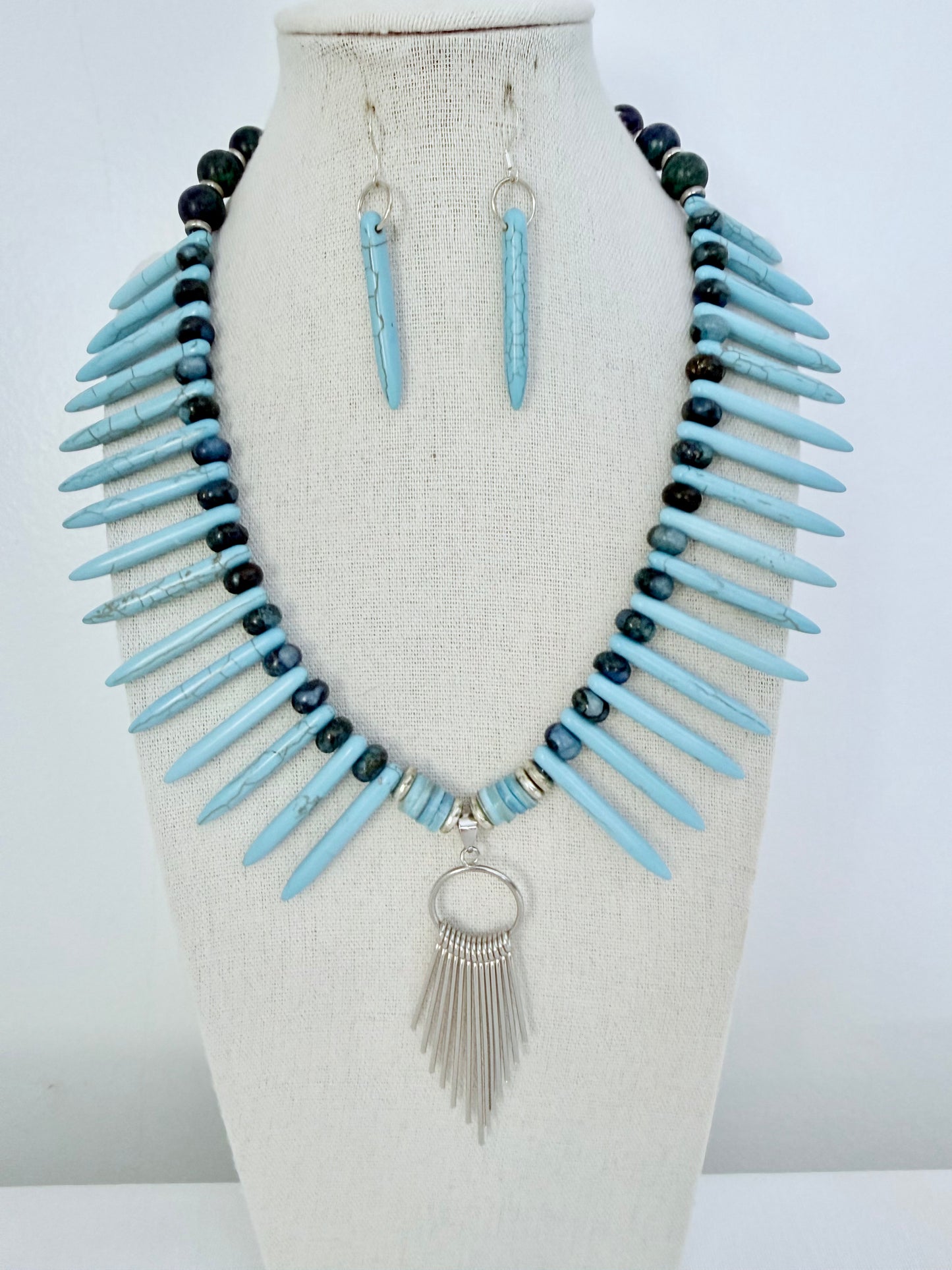 The Anuket Necklace and Earring Set