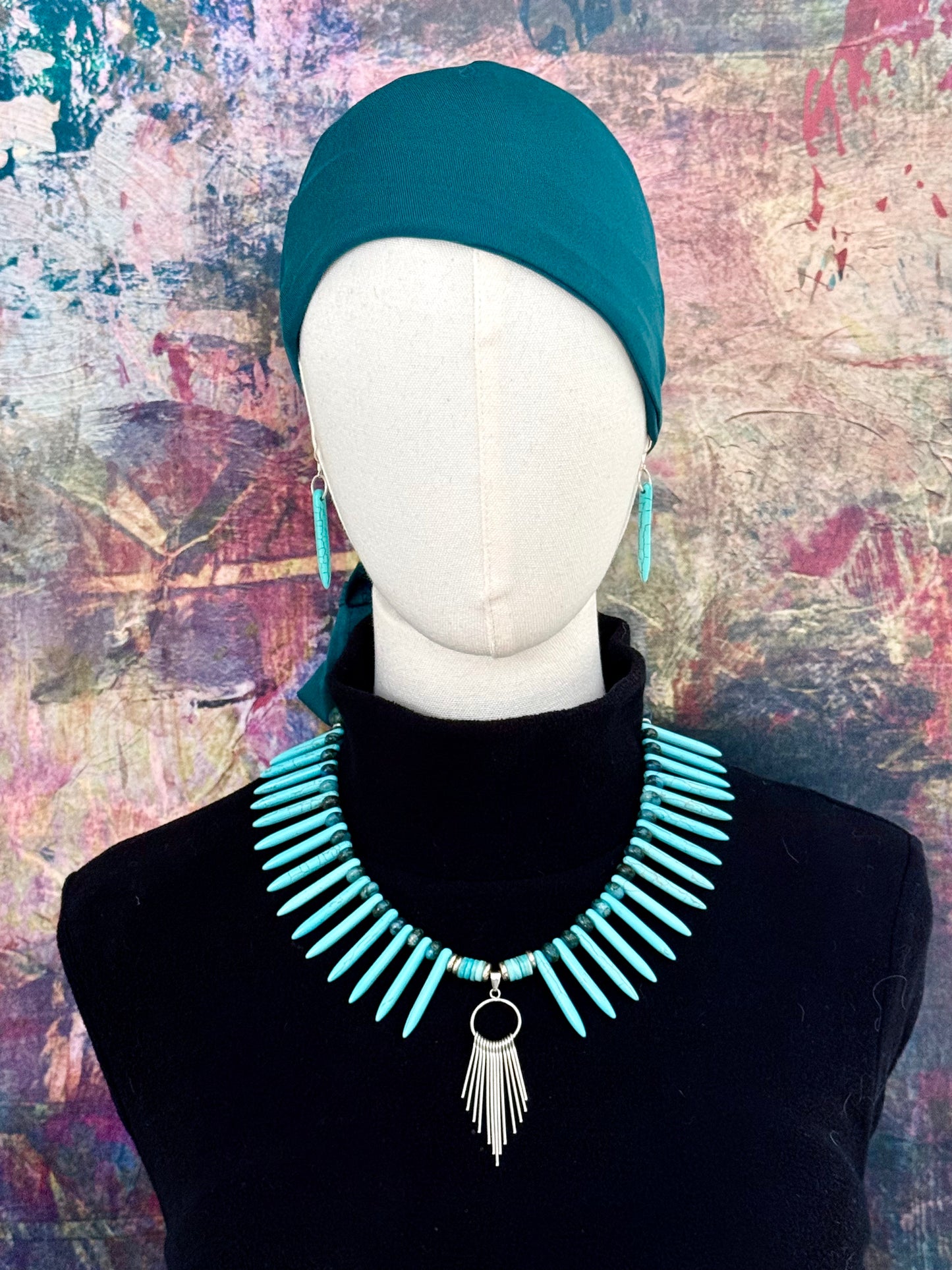 The Anuket Necklace and Earring Set