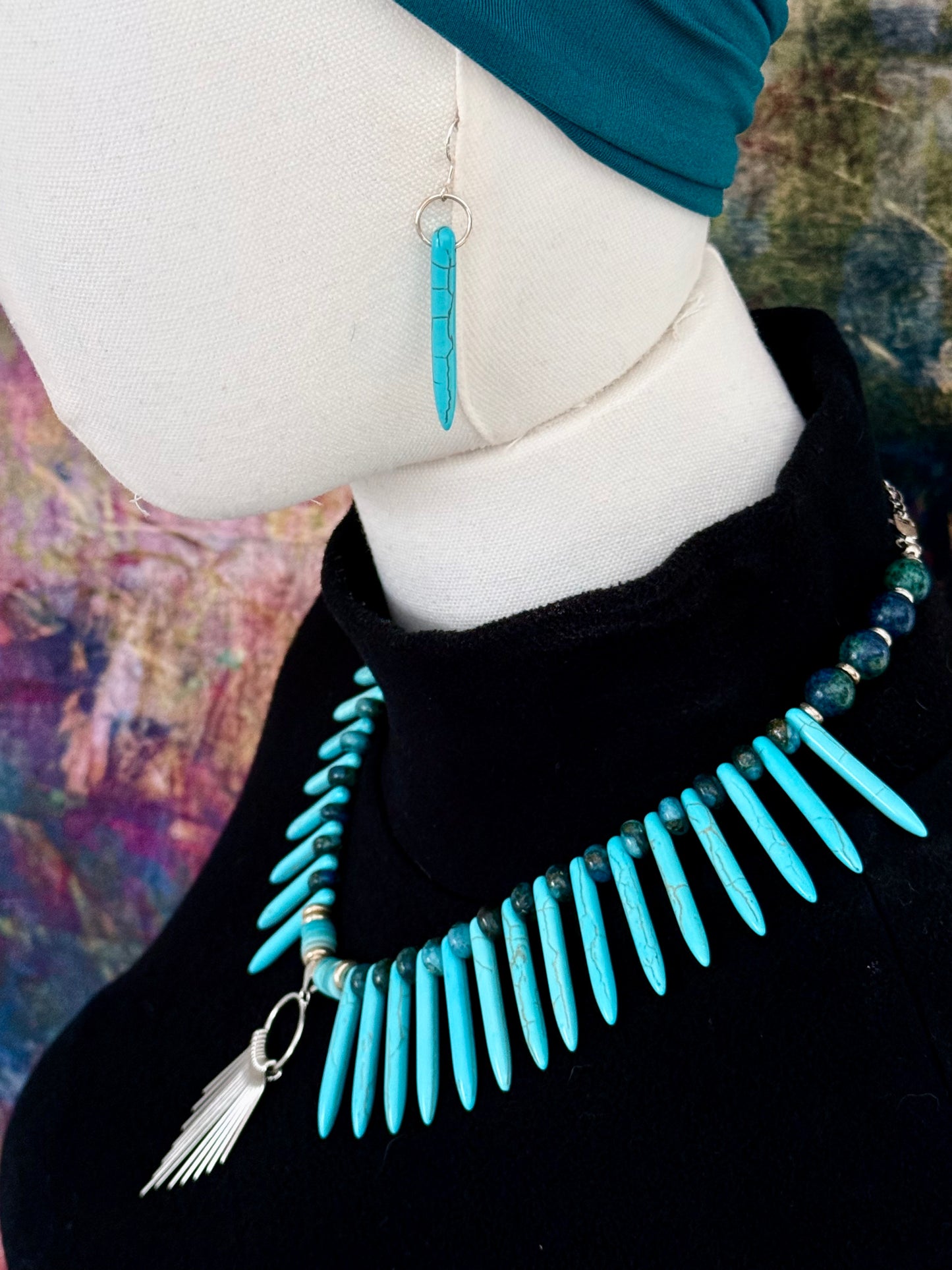 The Anuket Necklace and Earring Set