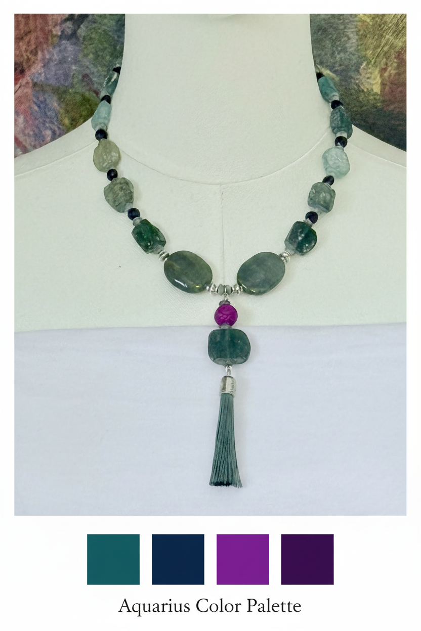 Aquarius Necklace: Visionary | Unconventional | Worldly