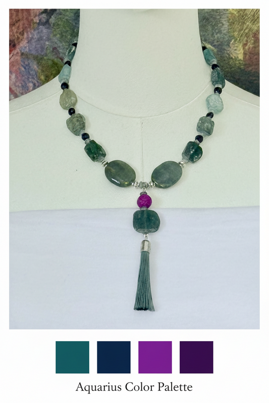 Aquarius Necklace: Visionary | Unconventional | Worldly