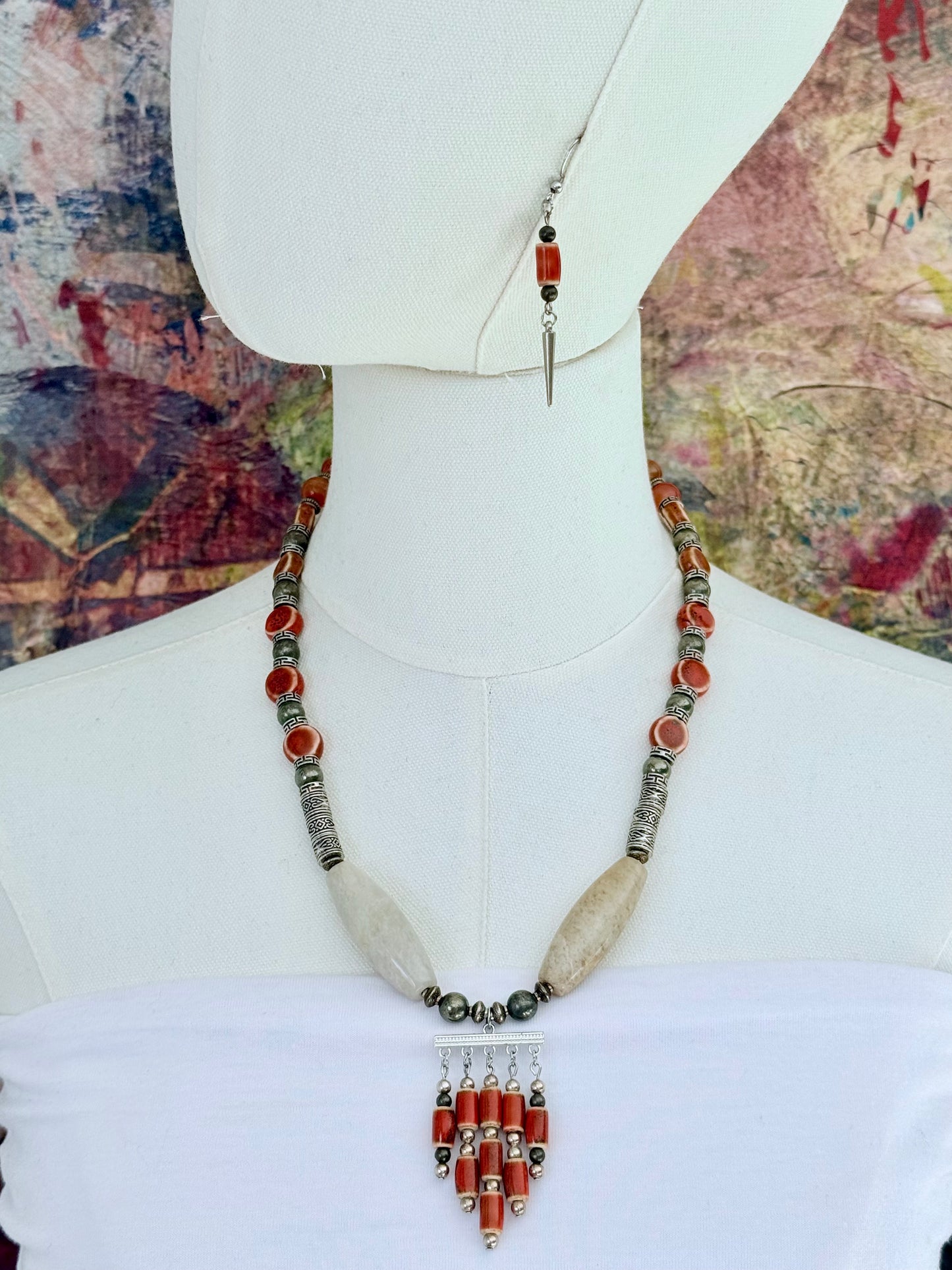 Athena Necklace and Earring Set