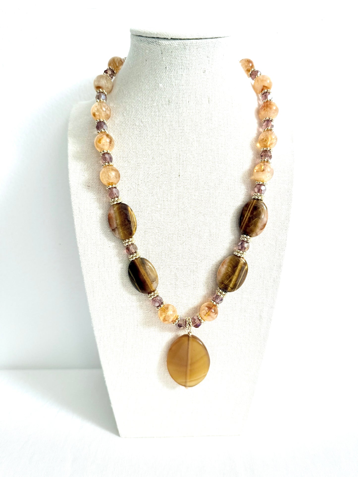 The Bastet Tiger Eye Necklace