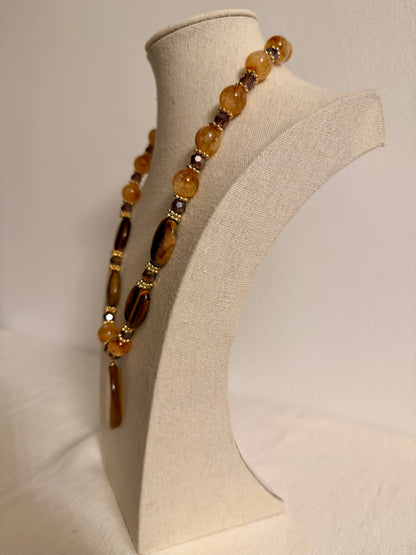 The Bastet Tiger Eye Necklace