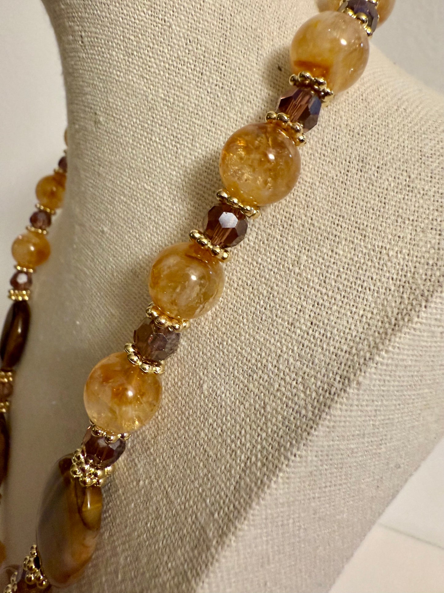 The Bastet Tiger Eye Necklace