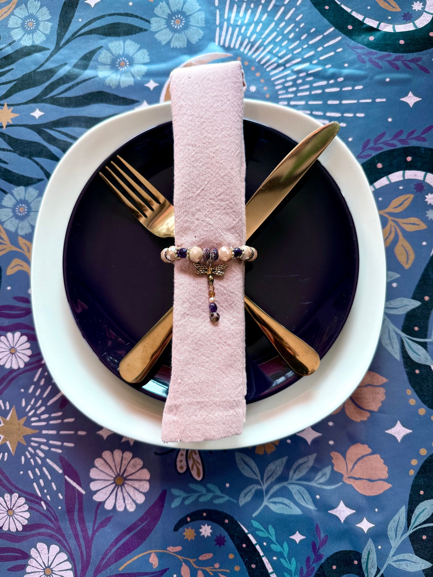 Breakfast at Tiffany's Napkin Ring Set (6)