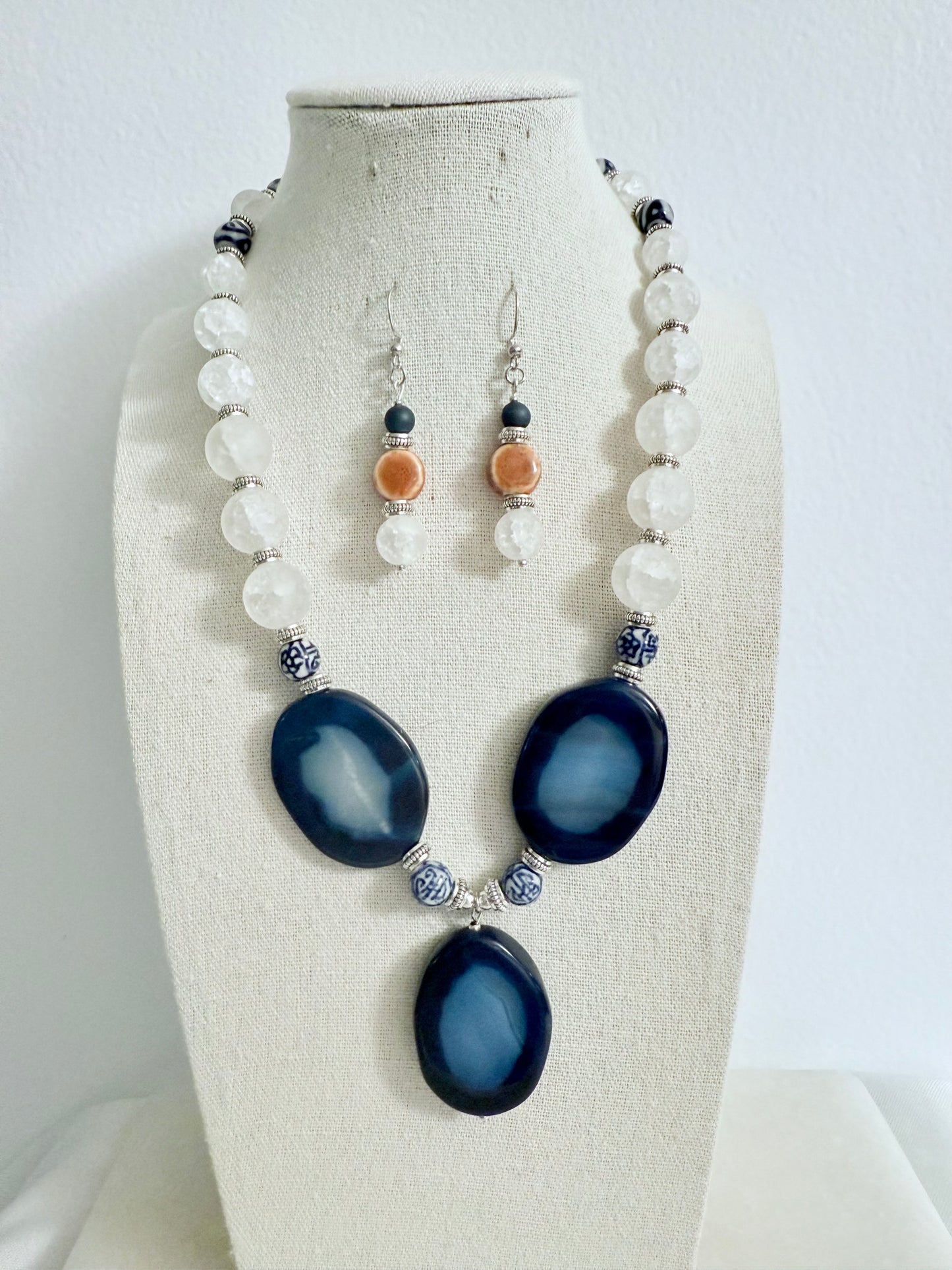 The Cailleach Pendant Necklace & Earring Set