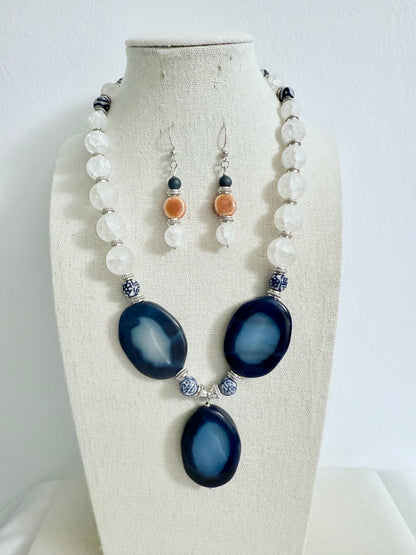The Cailleach Pendant Necklace & Earring Set
