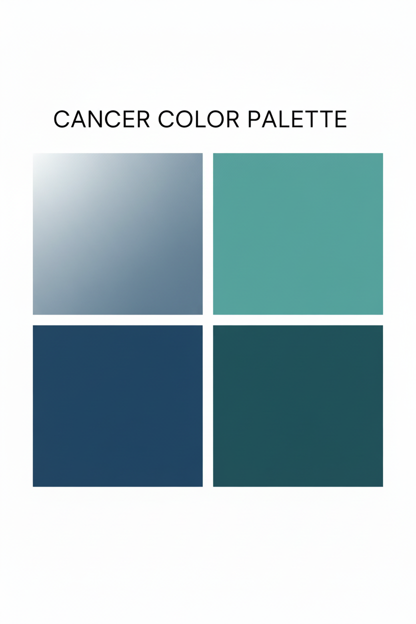 Cancer Color Palette - No Hex Codes