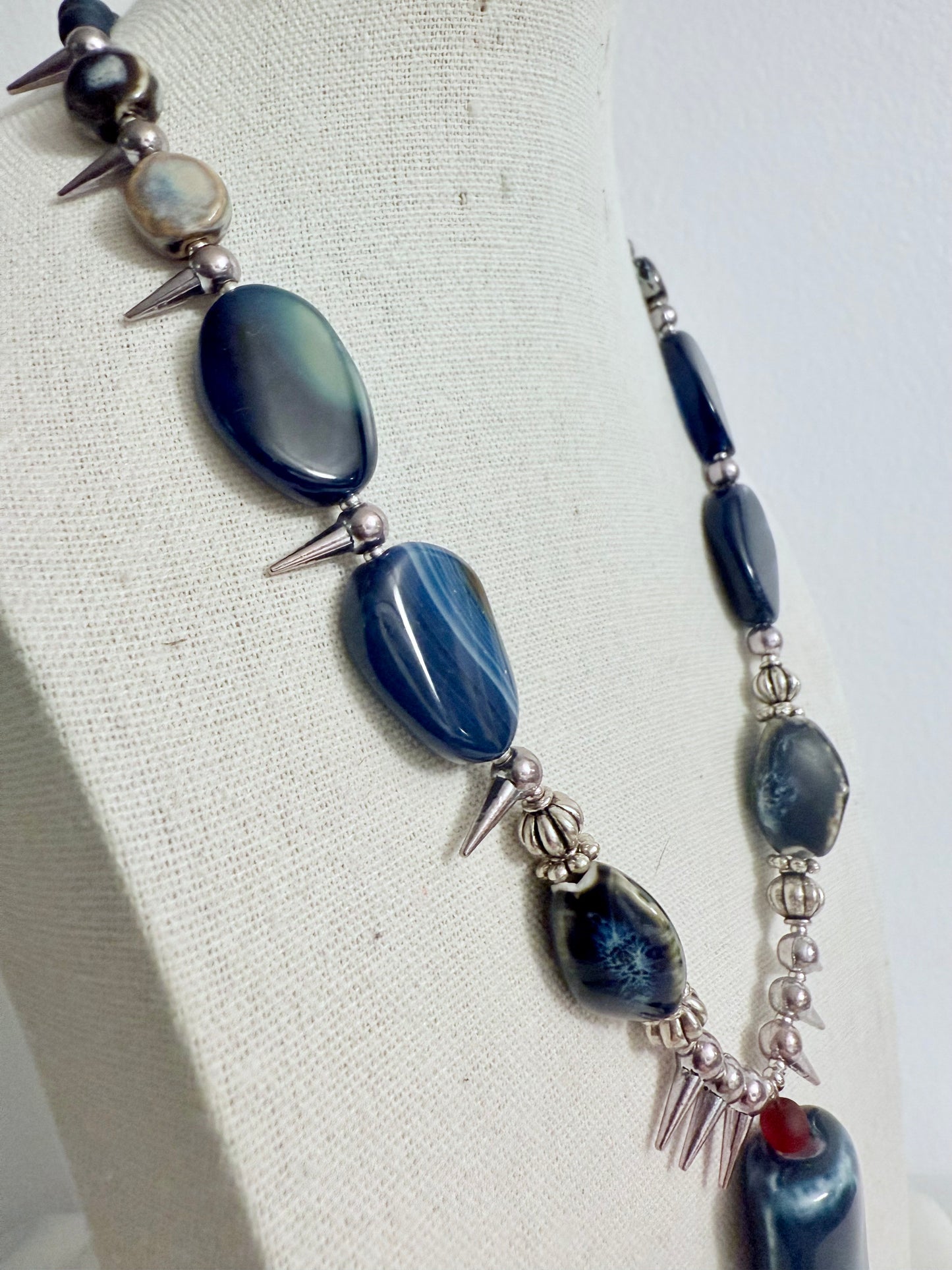 The Caterina Pendant Necklace and Earring Set