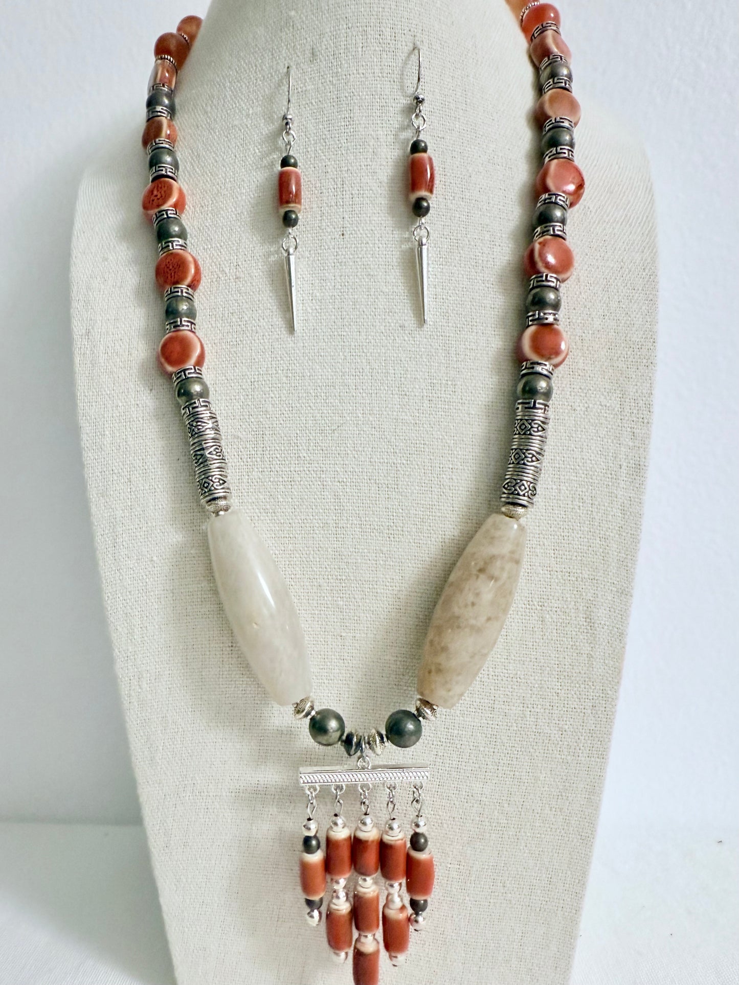 Athena Necklace and Earring Set