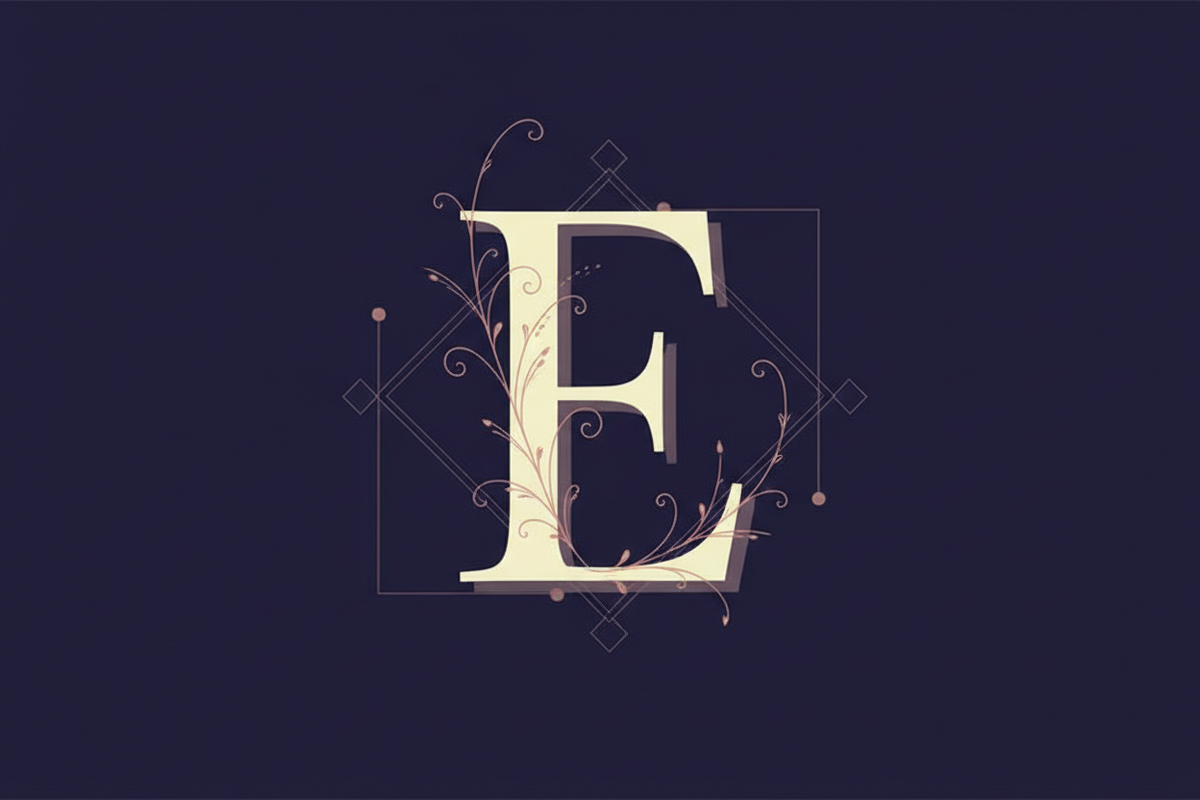 Earrings - E Banner