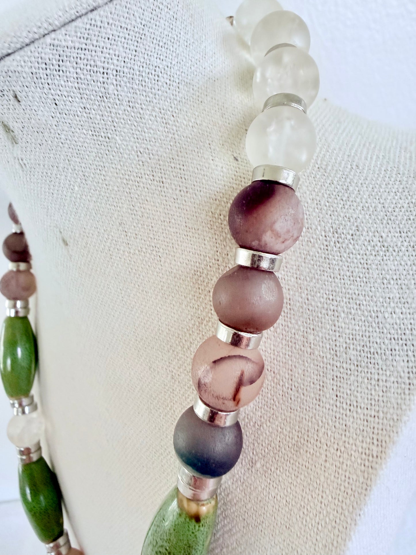 The Iris Pendant Necklace and Earring Set