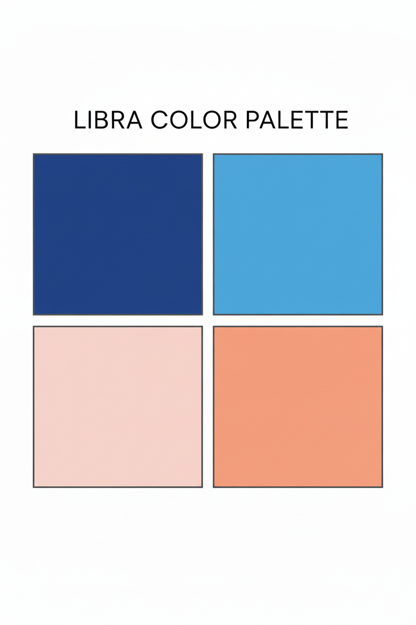 Libra Zodiac Color Palette - Portrait