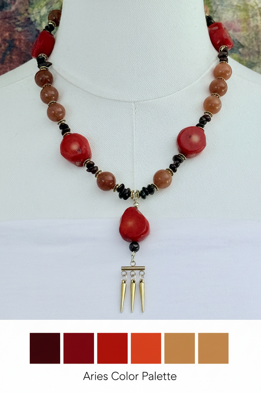 Aries Necklace: Fiery | Bold | Passionate