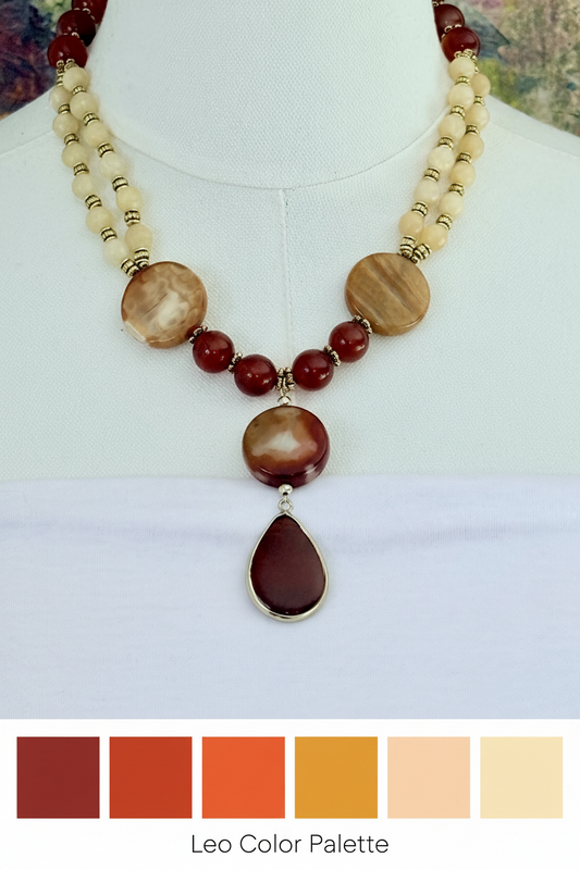 Leo Necklace: Generous | Courageous | Regal