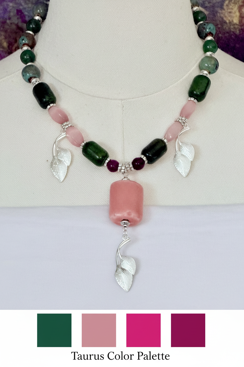 Taurus Necklace: Patient | Emergent | Enduring