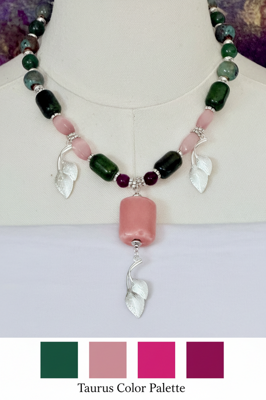 Taurus Necklace: Patient | Emergent | Enduring