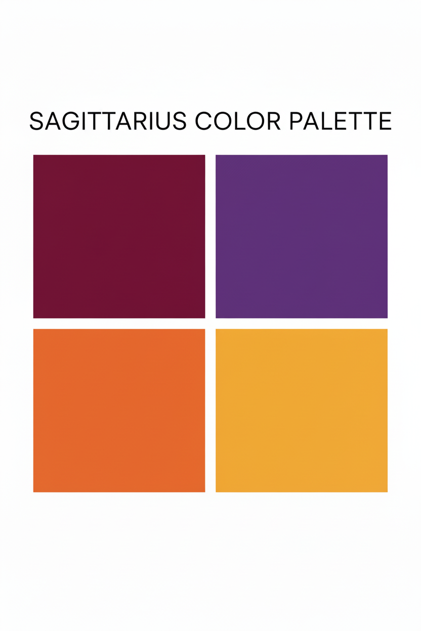 Sagittarius Color Palette