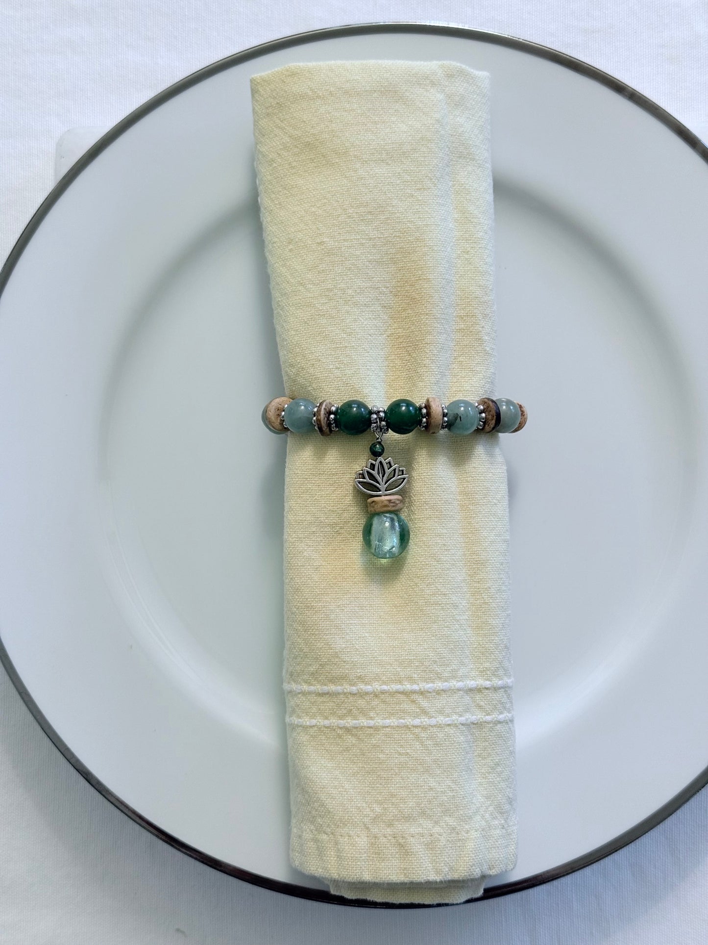 The "Dinner with Buddha" Napkin Ring Set (6)