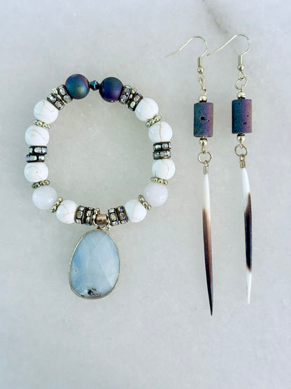 The Spring Queen Earring and Bracelet Set