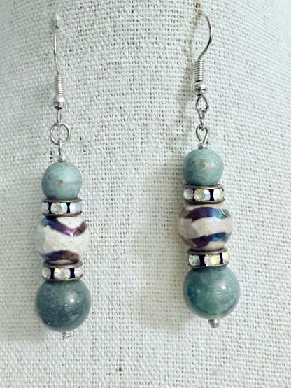 The Verdantia Pendant Necklace and Earring Set