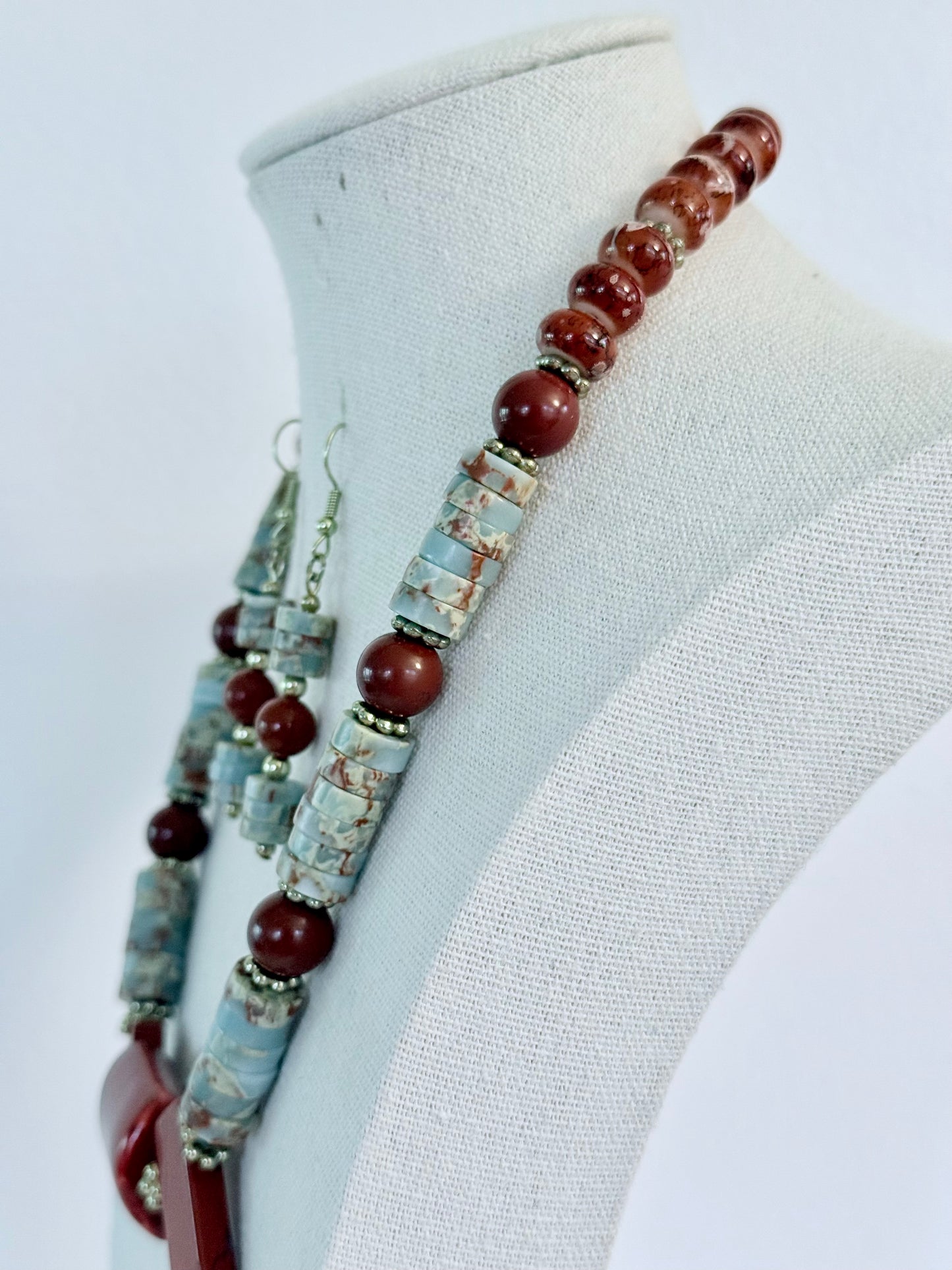 The Wadjet Choker and Earring Set